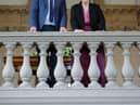 South Tyneside Council Leader Cllr Tracey Dixon and Chief Executive Jonathan Tew, at South Shields Town Hall.