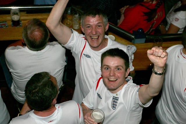Relief for these fans as England take the lead.