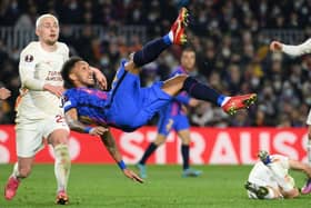 Newcastle United reportedly sent scouts to watch Victor Nelsson in action against Barcelona (Photo by LLUIS GENE/AFP via Getty Images)