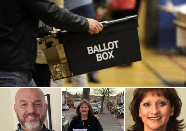 (L-R) Ian Diamond, Nicky Gynn and Geraldine Kilgour.