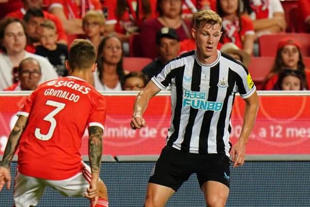 Newcastle United defender Emil Krafth.