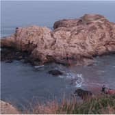 South Shields Volunteer Life Brigade were called out to Camels Island after a person was cut off by the tide.