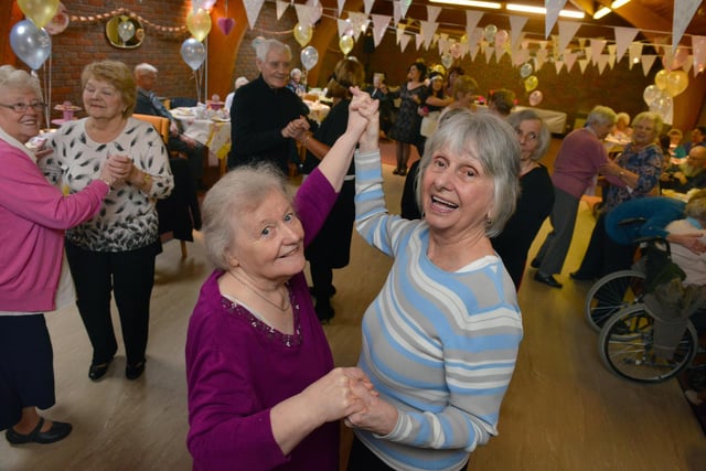 A tea dance at Bamburgh Grove for residents in 2016. Remember this?