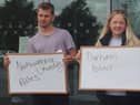 James Mole and Emily Martin will both being studying politics at Northumbria University and Durham University.