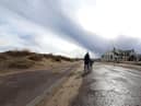 High winds are expected to peak around tea time