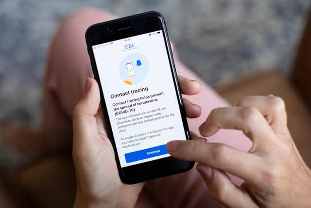 The number of Covid app check-ins across venues in South Tyneside has plummeted since coronavirus restrictions eased in July. Photo: Getty Images.
