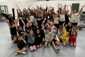 Children from Astravaganza Entertainment's Summer School during rehearsals for Annie - The Musical.