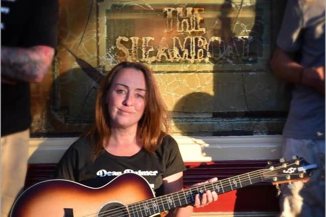 The Steamboat's licensee Kathleen Brain is hosting the veterans' fundraiser.