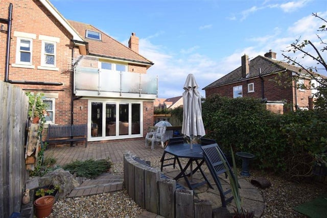 The garden is perfect for all the family.