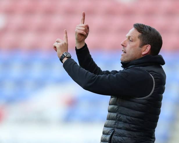 Wigan boss Leam Richardson.