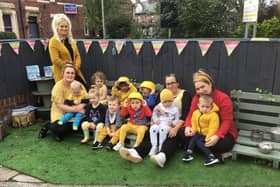 The team at Nurserytime marking World Mental Health Day.