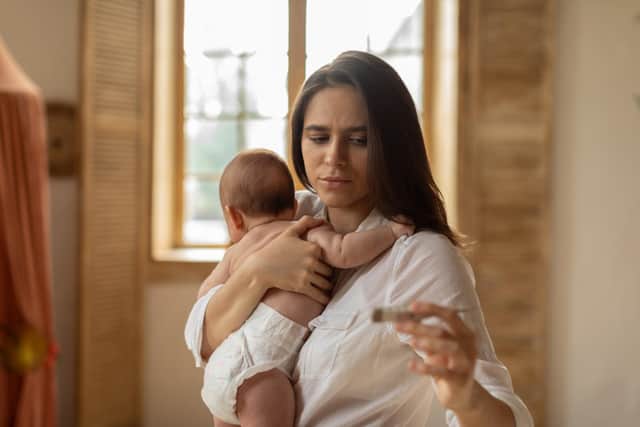 ​The first two years of a child’s life play a major role in shaping lifelong development and wellbeing. Photo posed by models