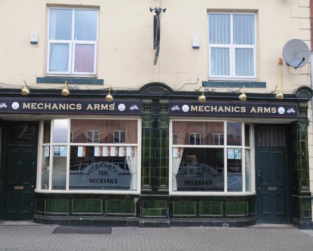 The Mechanics Arms in South Shields.