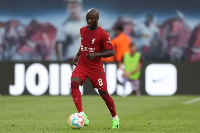 Liverpool midfielder Naby Keita (Photo by Alexander Hassenstein/Getty Images)