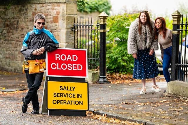 Definitely Maybe... a British Gas engineer who looks suspiciously like Noel Gallagher is spotted giving Sallys the VIP treatment - because this time, Sally really can’t wait.