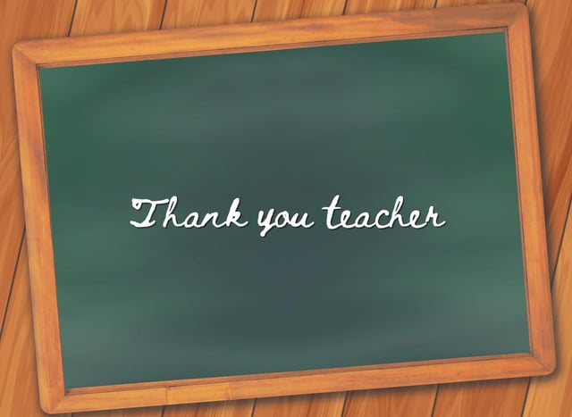 You can share a message for your child's teacher to be published in the paper.