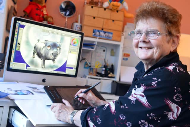 South Shields-based animator, Sheila Graber.