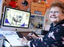 Sheila Graber at work.
