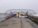The South Pier, South Shields, where the gates will remain locked until further notice