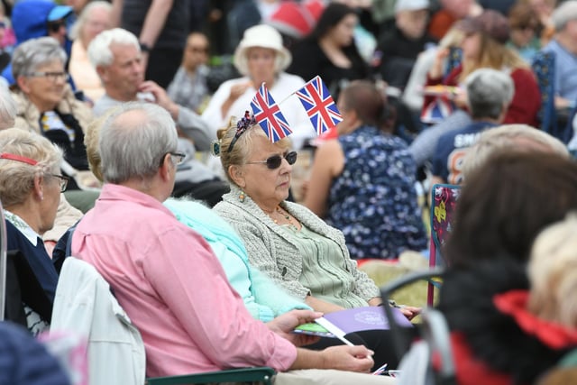 Proms in the Park in South Shields on Sunday.