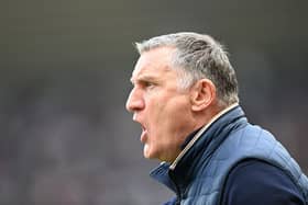 Sunderland head coach Tony Mowbray.