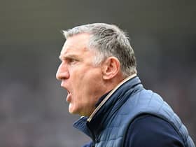 Sunderland head coach Tony Mowbray.