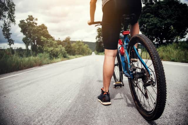 'Because I spent so much time in the sitting position and riding my bike, I developed tension and discomfort in both shoulders. It felt like my posture was awkward too, with my shoulders rounded, and I was suffering from stiffness in my lower back as well.'