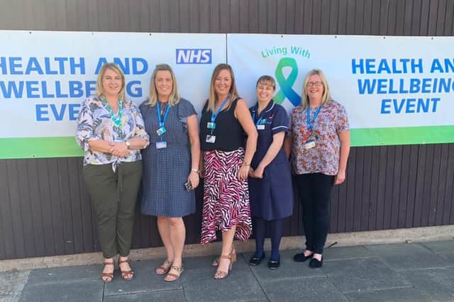 Members of the Cancer Services team who have been nominated for a Best of Health Award.
