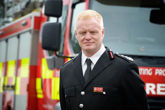 Chris Lowther, chief fire officer at Tyne and Wear Fire and Rescue Service.
