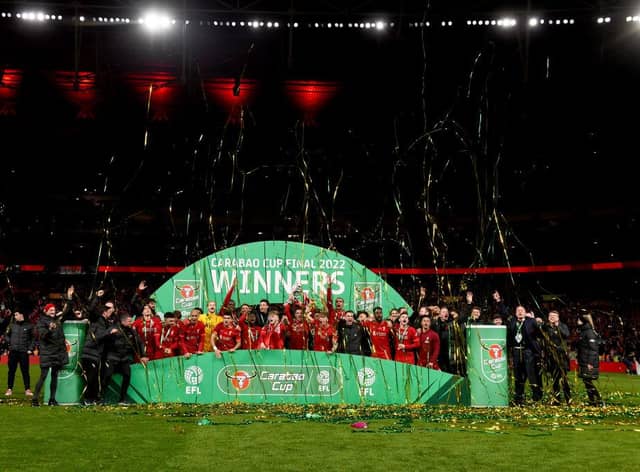 Newcastle United are just 90 minutes away from the Carabao Cup semi-finals (Photo by Andrew Powell/Liverpool FC via Getty Images)