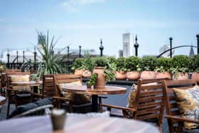 The new rooftop restaurant at Fenwick in Newcastle.