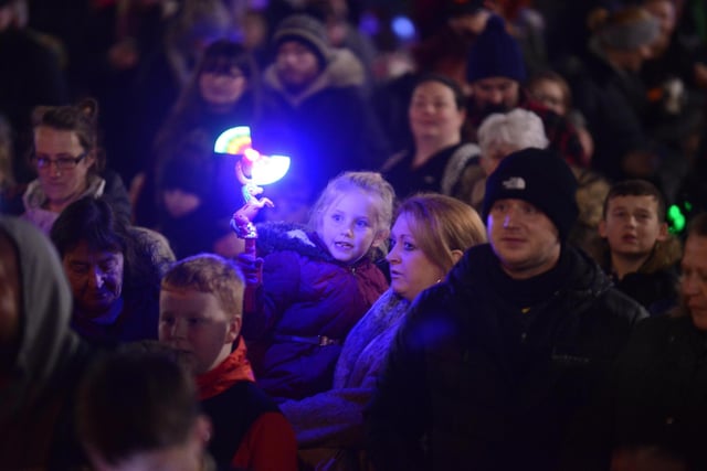 South Shields Christmas lights switch on.