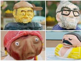 Bake Off celebrity cake busts