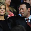LIVERPOOL, UNITED KINGDOM - APRIL 22:  Chief Negotiator of Dubai International Capital Amanda Staveley looks on prior to the UEFA Champions League Semi Final, first leg match between Liverpool and Chelsea at Anfield on April 22, 2008 in Liverpool, England.  (Photo by Shaun Botterill/Getty Images)