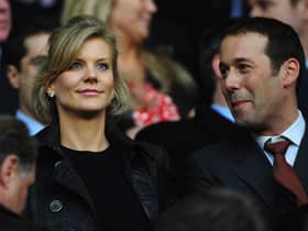 LIVERPOOL, UNITED KINGDOM - APRIL 22:  Chief Negotiator of Dubai International Capital Amanda Staveley looks on prior to the UEFA Champions League Semi Final, first leg match between Liverpool and Chelsea at Anfield on April 22, 2008 in Liverpool, England.  (Photo by Shaun Botterill/Getty Images)