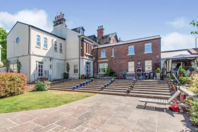 A newly-built six bedroom house; it's valued at £900,000.