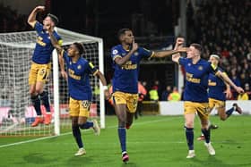 Alexander Isak's late strike against Nottingham Forest boosted Newcastle United's Champions League hopes heading into the international break (Photo by OLI SCARFF/AFP via Getty Images)