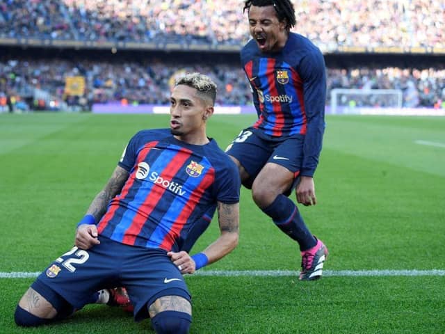 Raphinha is valued at £44.06million by Transfermarkt.