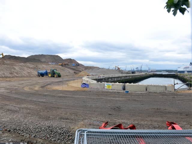 Regeneration scheme work under way to transform Holborn derelict docklands into a new riverside in development South Shields.