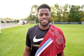 South Shields striker JJ Hooper.