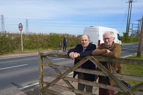 George Dodsworth and John Deighan of Downhill Lane Safety Group.