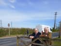 George Dodsworth and John Deighan of Downhill Lane Safety Group.