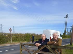 George Dodsworth and John Deighan of Downhill Lane Safety Group.