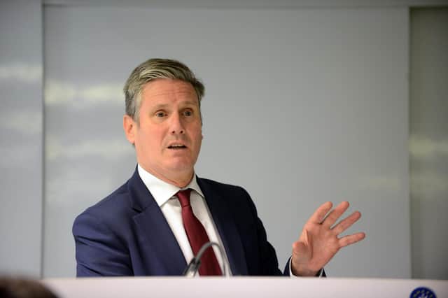 Sir Keir Starmer MP on a visit to the North East
