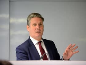 Sir Keir Starmer MP on a visit to the North East