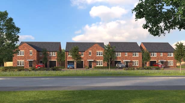 Avant Homes is proposing to build 260 new homes at the site of South Tyneside College (CGI Indicative of housetypes to be built)