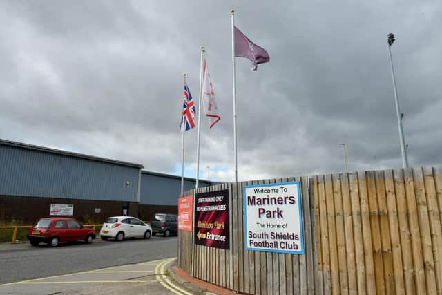 Mariners Park, the home of South Shields FC.