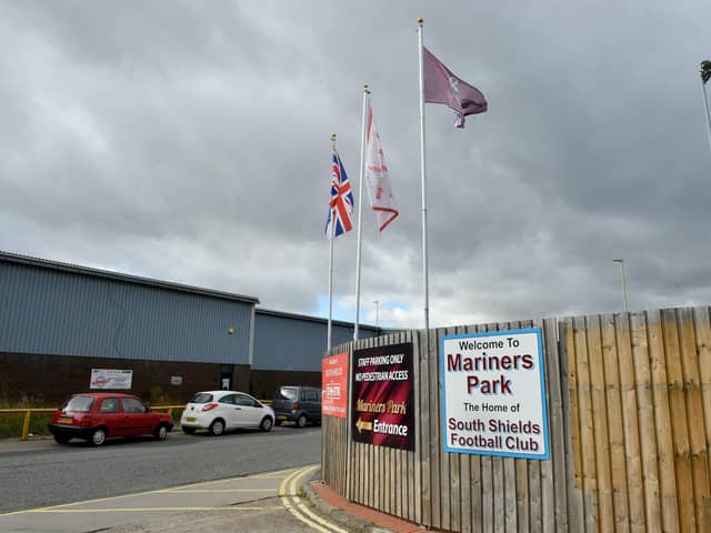 Mariners Park, the home of South Shields FC.