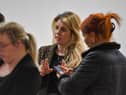 Northumbria Police and Crime Commissioner Kim McGuinness talking to members of the community to gauge their feelings on the problems of antisocial behaviour on their doorstep and how it needs to be tackled.