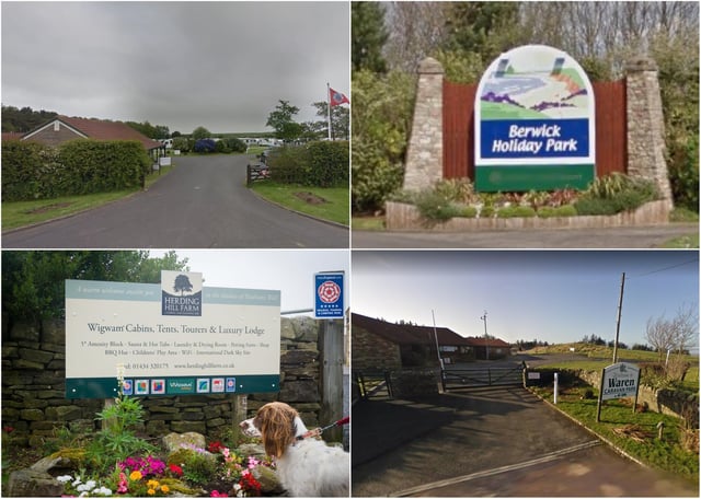Northumberland camping and caravanning sites.